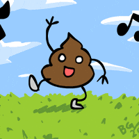poop, bathroom, dancing, funny, humor, toilet