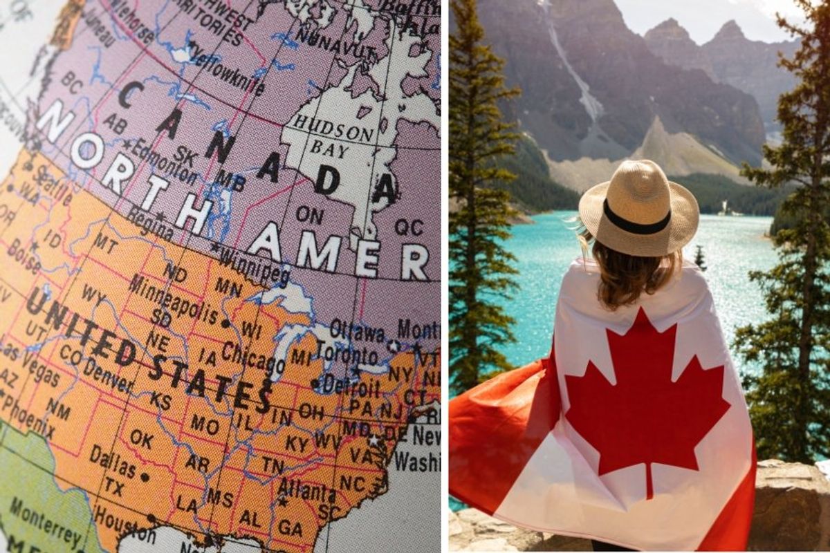 canada, united states, canadian border, international border, geography