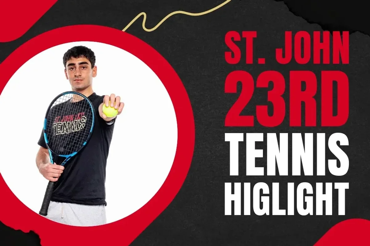 HIGHLIGHTS: St. John XXIII Tennis District Tournament