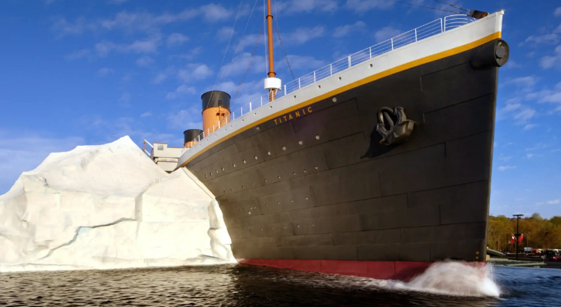 titanic replica, the titanic, titanic movie, titanic attraction, titanic museum, iceberg