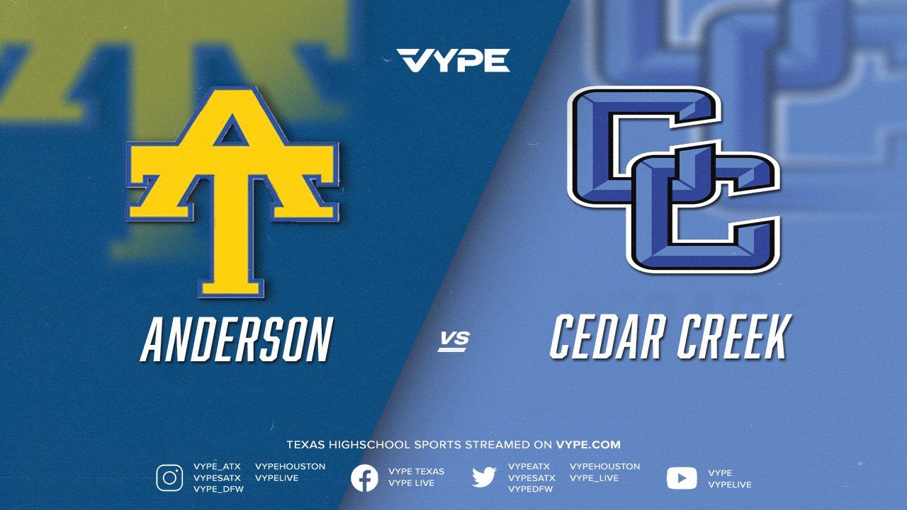 7PM - Baseball: Anderson vs. Cedar Creek