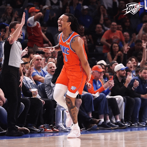 jaylin williams, okc thunder, viral, heartwarming, grandma, friendship