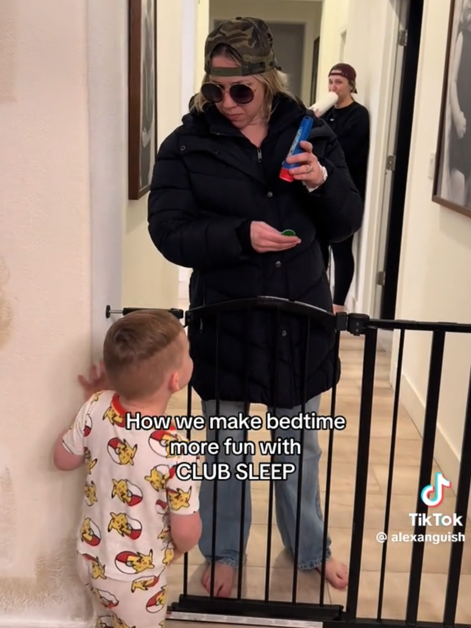 screenshot, toddler, woman, kids, parenting, tiktok
