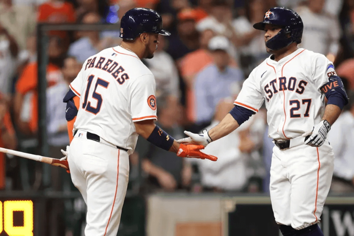 Astros Jose Altuve, Isaac Paredes