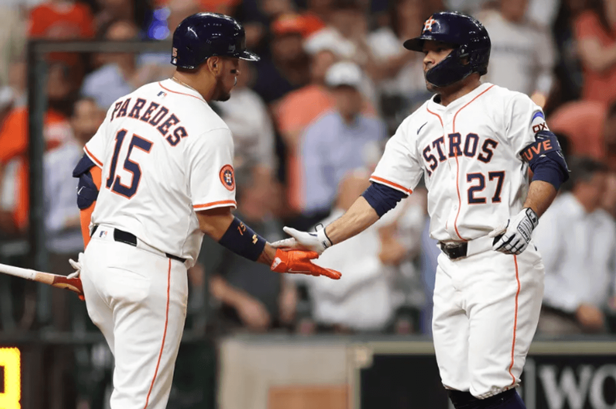 Astros Jose Altuve, Isaac Paredes