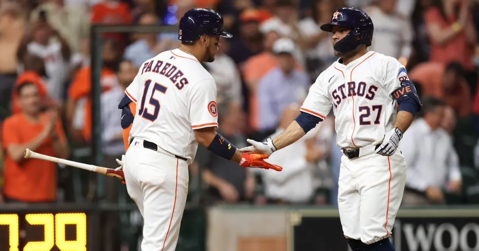 Astros Jose Altuve, Isaac Paredes