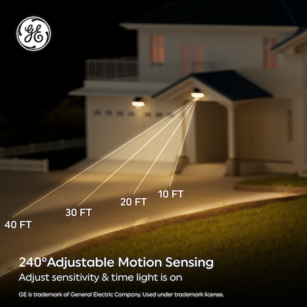 GE Solar-Powered Floodlights Boost Outdoor Security - Gearbrain, image size:1000x1000