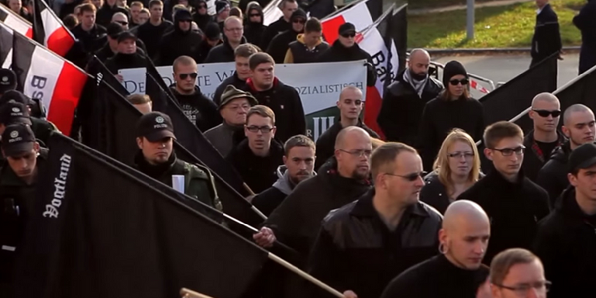 Neo-Nazis slowly understand this small city brilliantly pranked them for a terrific charity