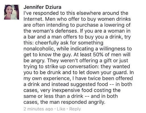 jennifer dzuria, feminist blogger, tumblr, men and womn, alcohol, concerts, bars