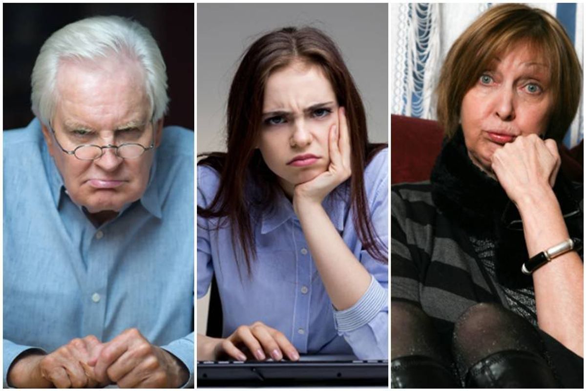 curmudgeon, downer, bummer, grumpy, negative, sourpuss,