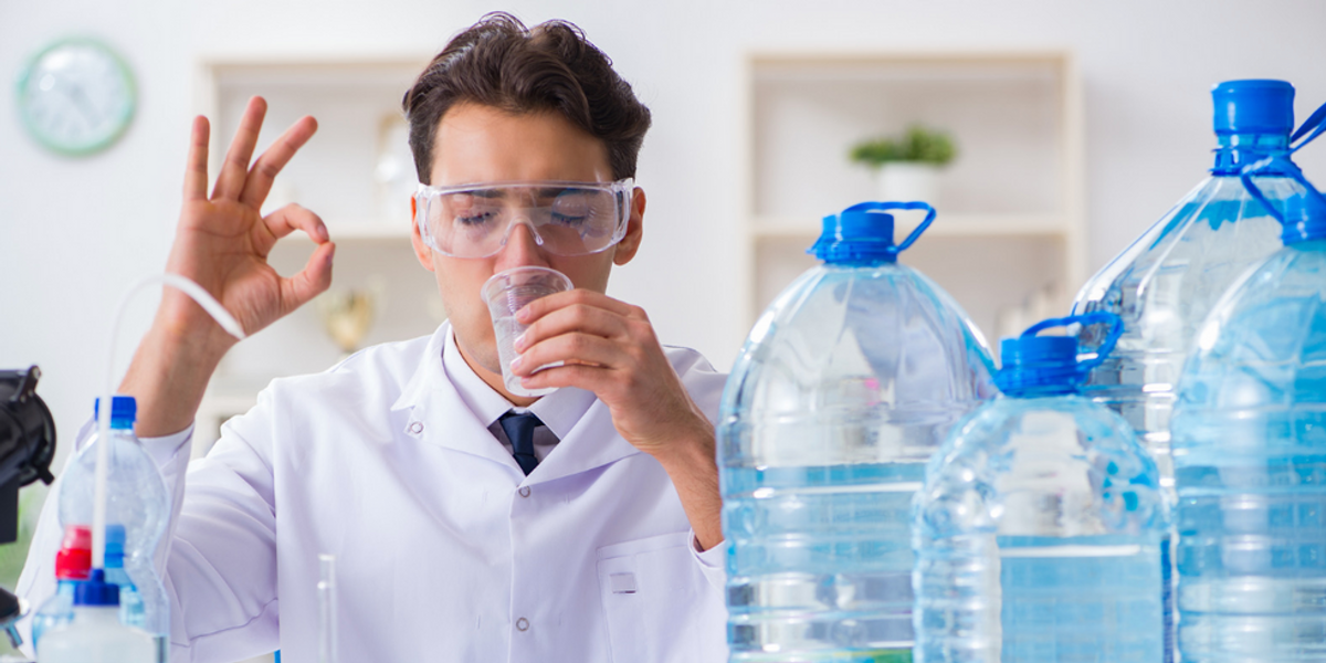 Researchers tested a bottle of Fiji Water against a glass of tap water. This is what they found.