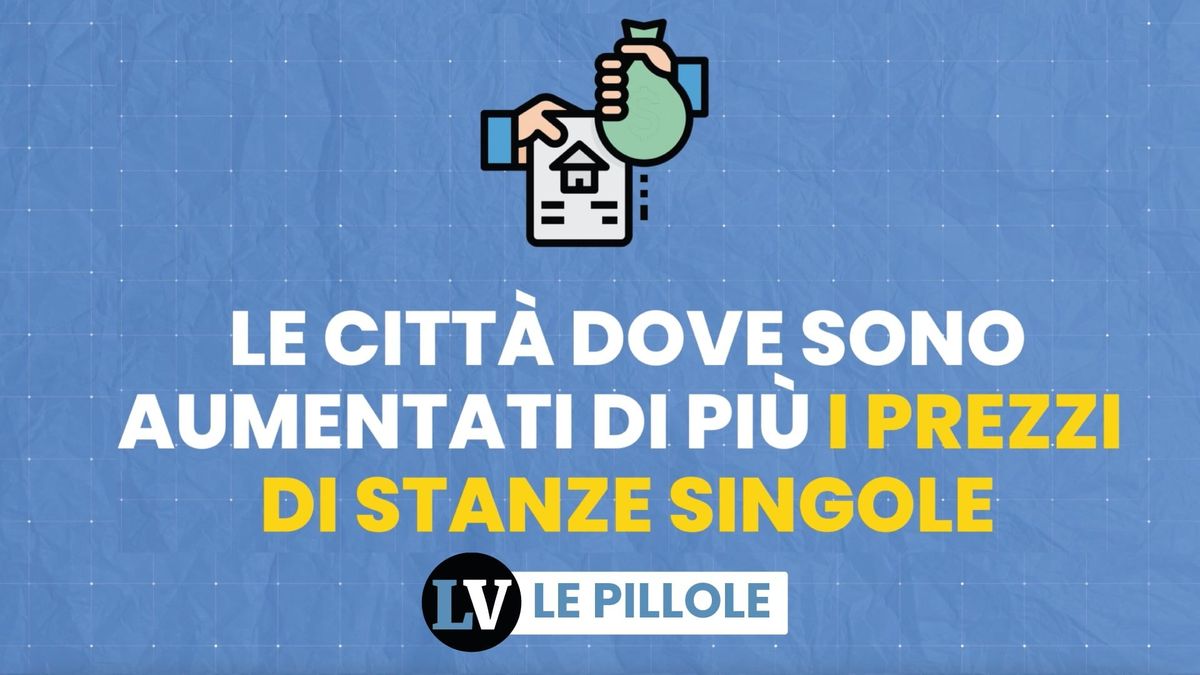 Le città dove sono aumentati di più i prezzi di stanze singole