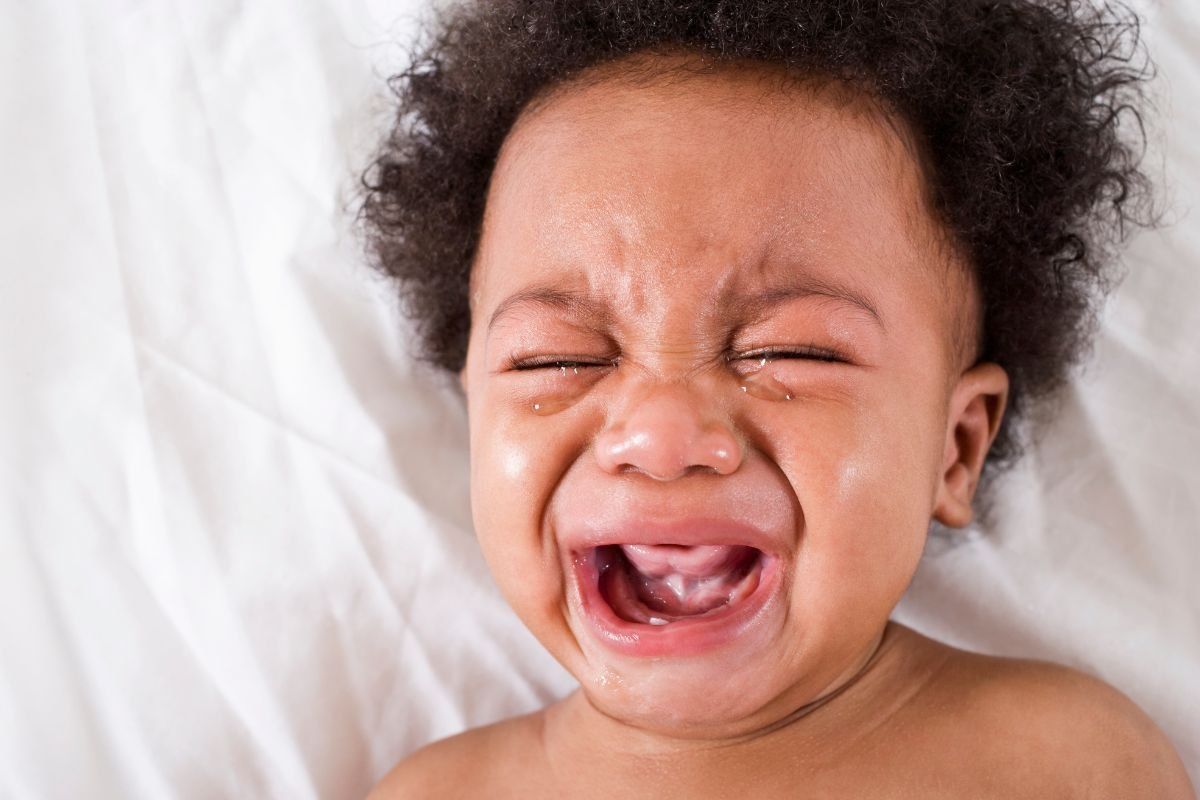 toddler crying, helpful brother, baby monitor