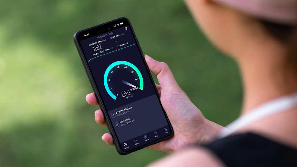 Comcast Xfinity speed test