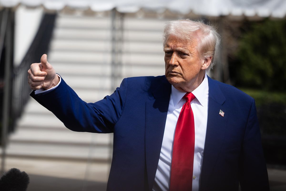 L’appello del tycoon agli americani: «Niente panico, siate coraggiosi»