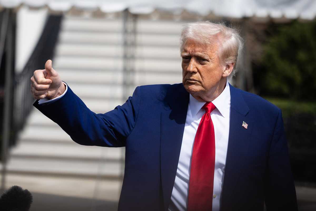 L’appello del tycoon agli americani: «Niente panico, siate coraggiosi»