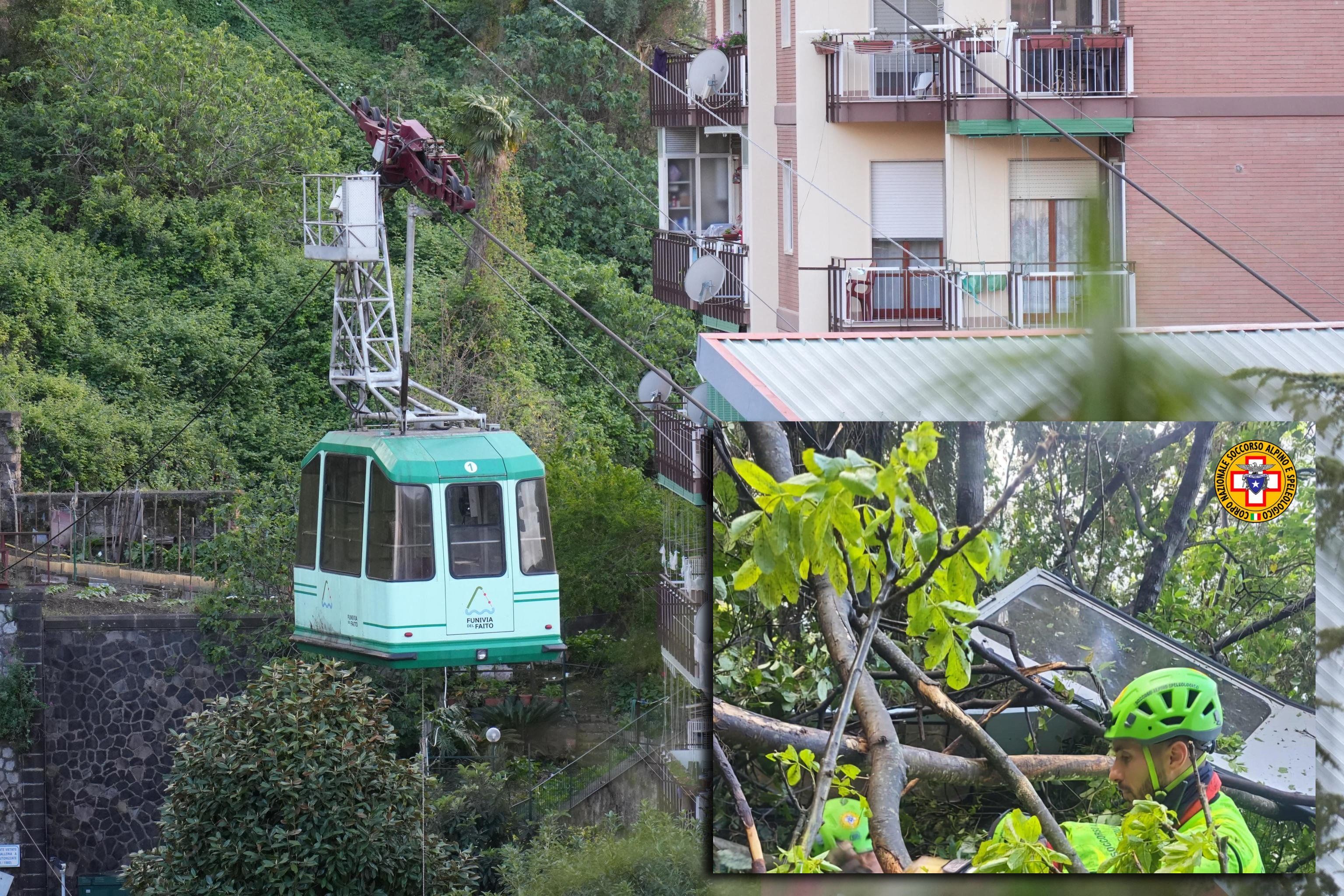 Precipita la cabina della funivia del Faito. Quattro vittime