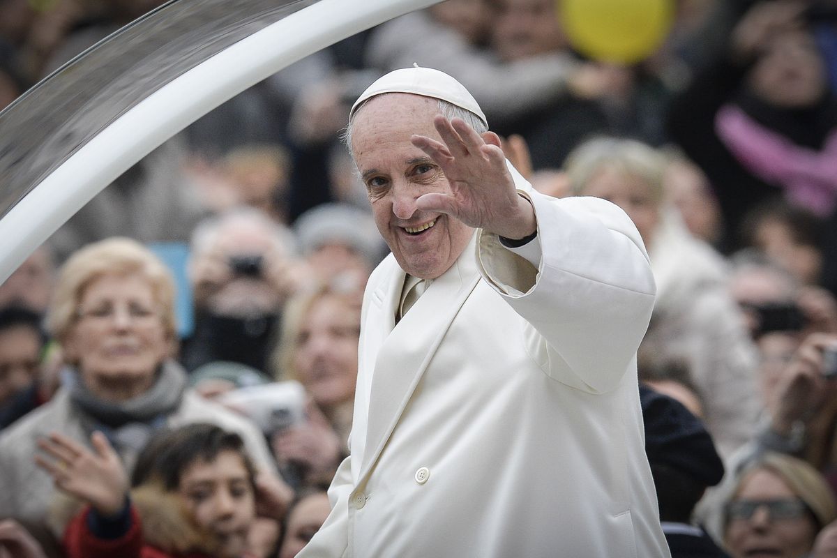 12 anni di immagini di Bergoglio
