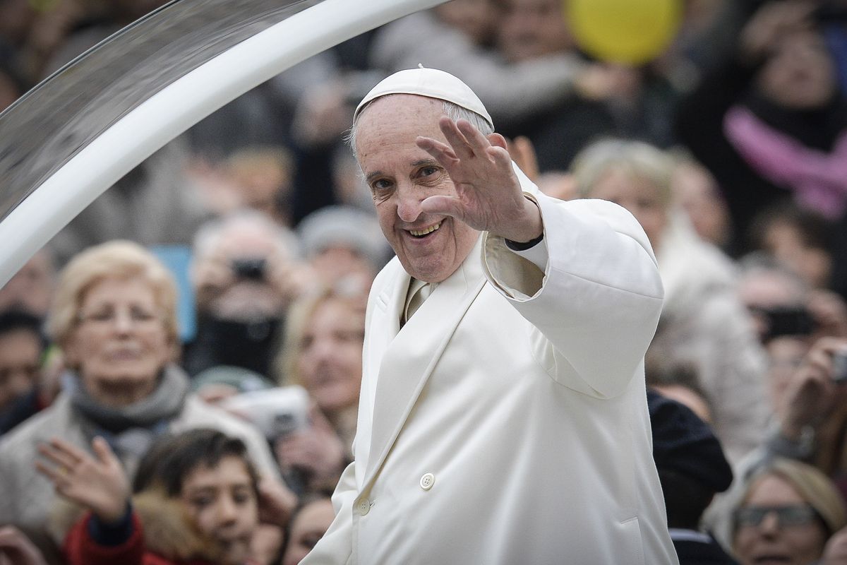 12 anni di immagini di Bergoglio