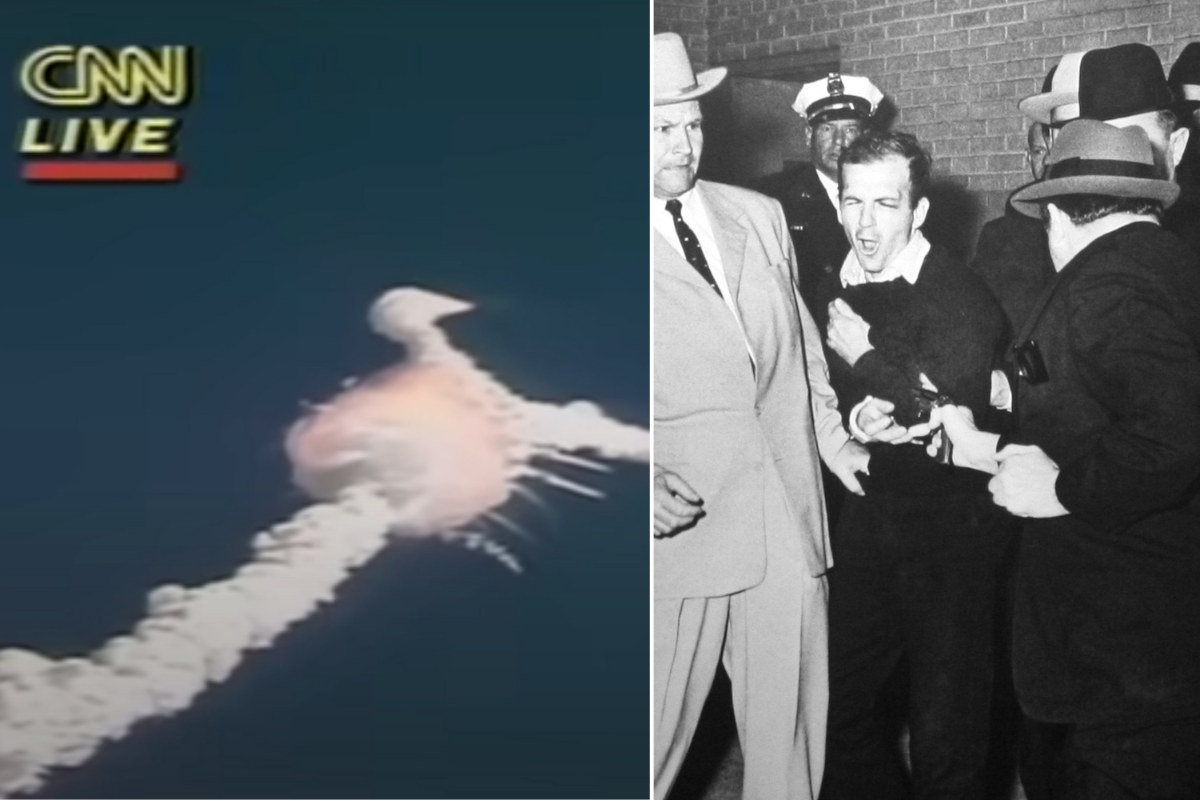 television, tv, history, historic moments, challenger shuttle, lee harvey oswald, jfk