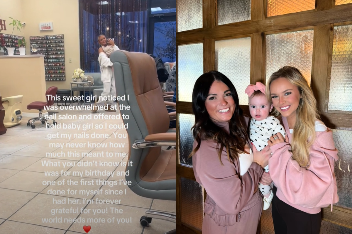 nail salon, mackenzie scott, Kayla Jo Singleterry, newborn, act of kindness
