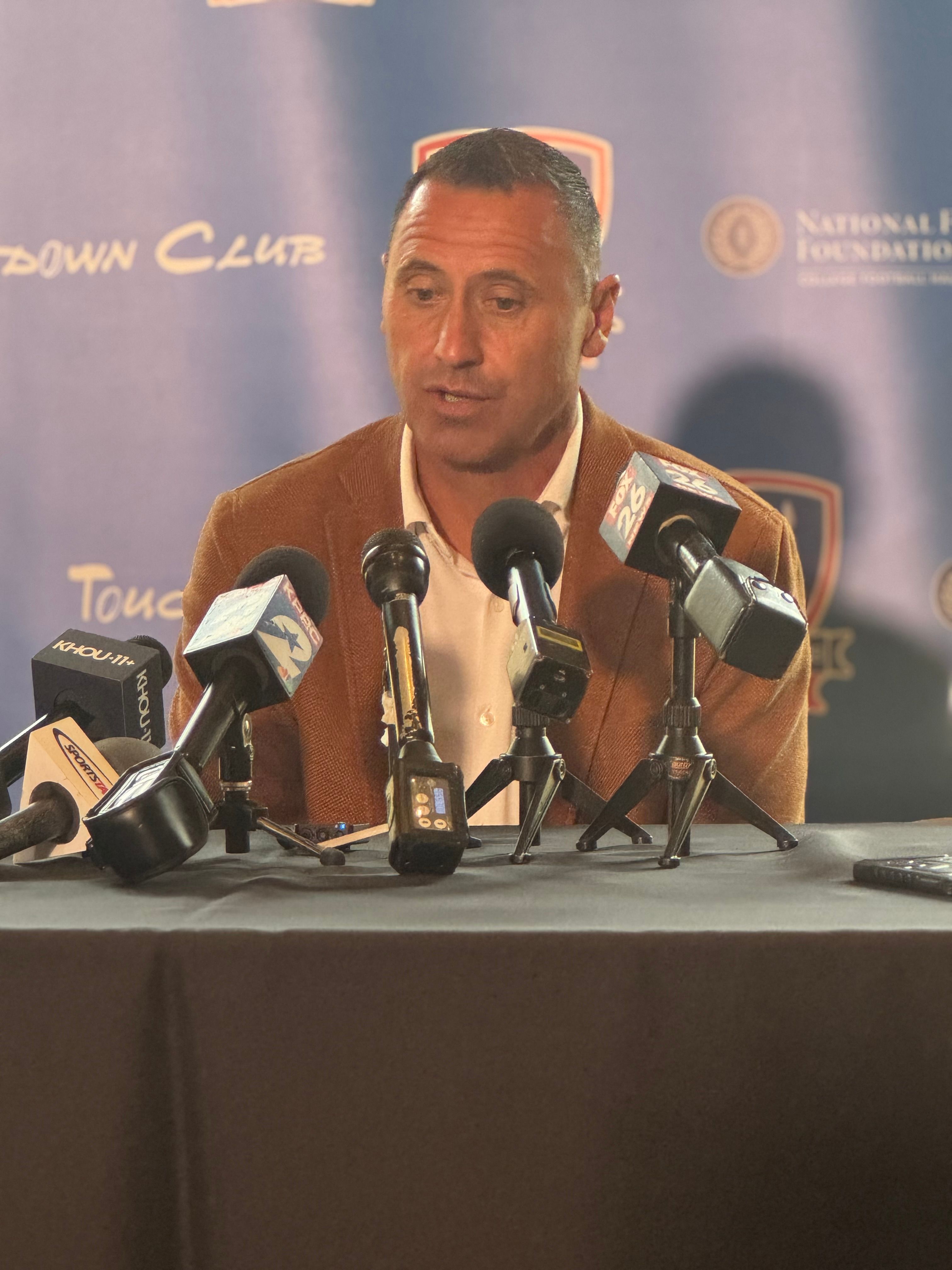 SARK SPEAKS: Texas Longhorn coach talks NFL Draft, state of program