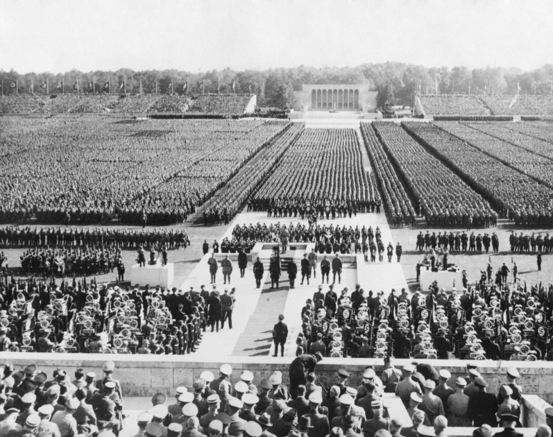 Nazi rally, history, fascism, nazi germany, nazism