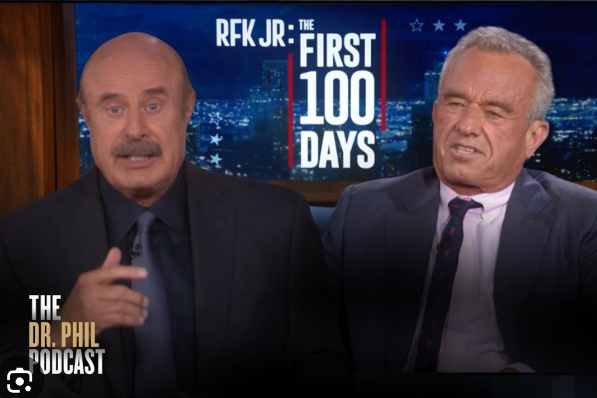 RFK Jr.'s Crazed Interview With MAGA Shill Dr. Phil Induces Cringe