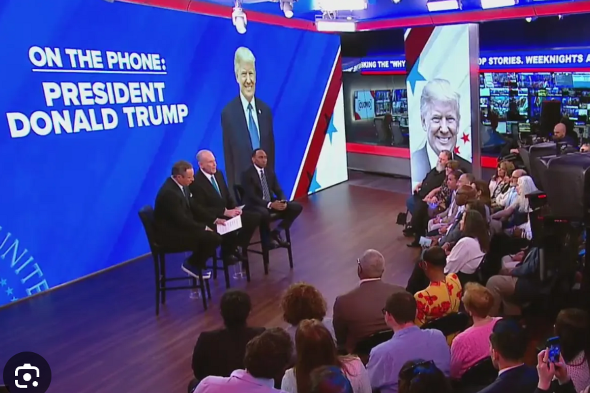 Phoning In To Cable Town Hall, Trump Provokes Mocking Laughter