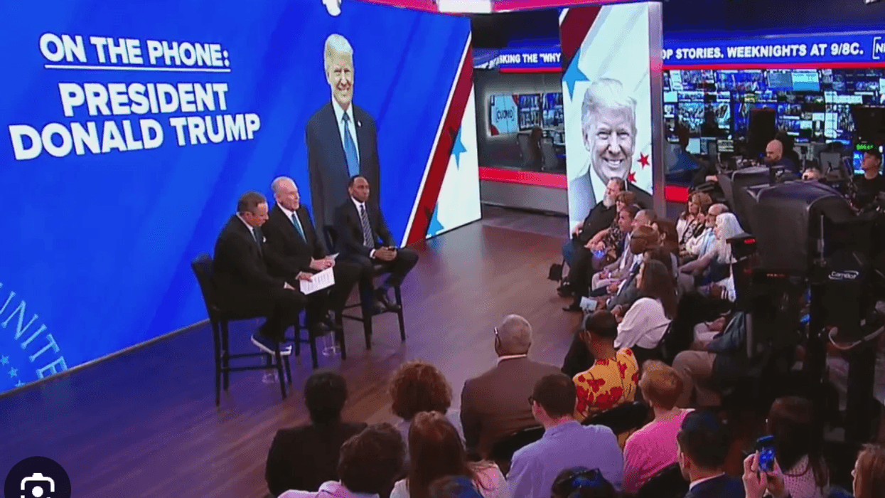 Phoning In To Cable Town Hall, Trump Provokes Mocking Laughter