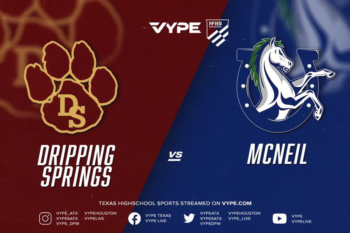 7PM | NFHS - 6A D2 Baseball Bi-district Game 2: Dripping Springs vs. McNeil