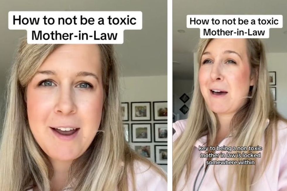 Woman says she has the 'key' to being a good mother-in-law, and it's way too accurate