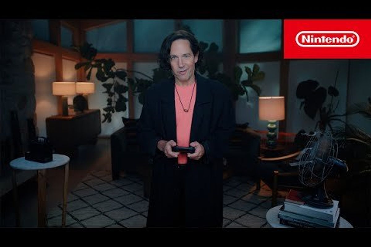 Paul Rudd, Nintendo, gaming, commercial