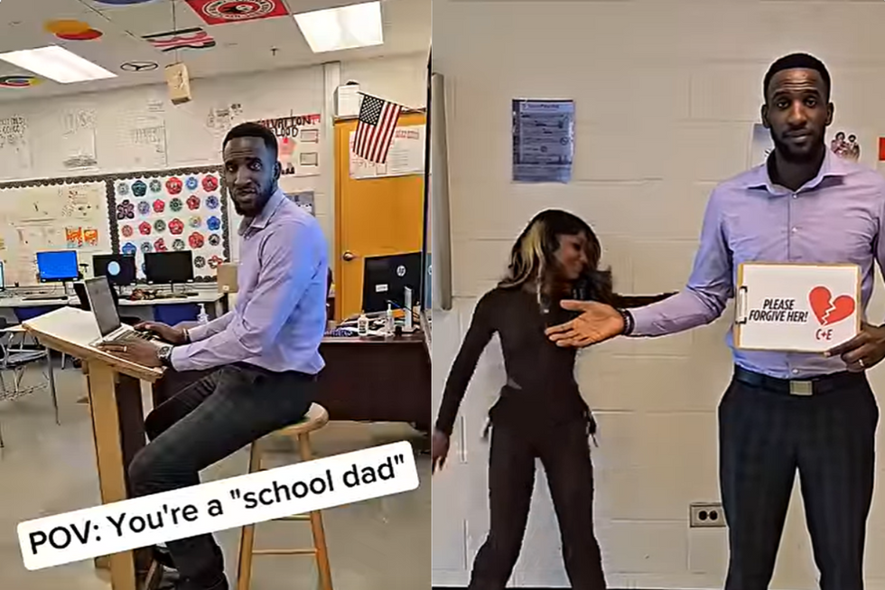 Teacher earns 'school dad' label from his female students, shares funny realities of dad-duty