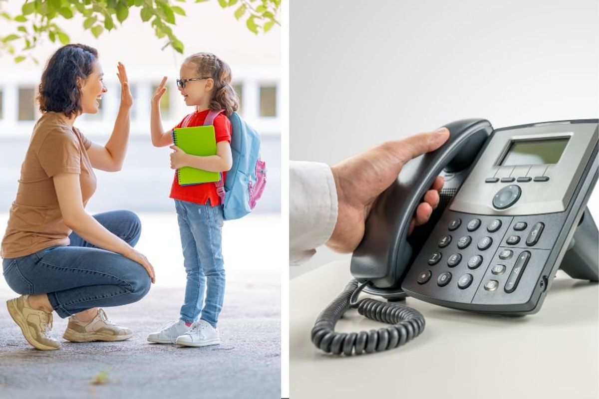 skipping school; sick day; kindergartener calls school; school days; parenting; motherhood