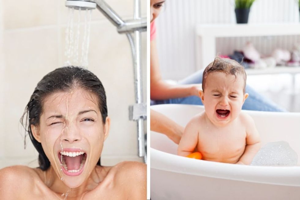 Frustrated mom puts baby shampoo in her own eyes to test which are truly 'tear free'