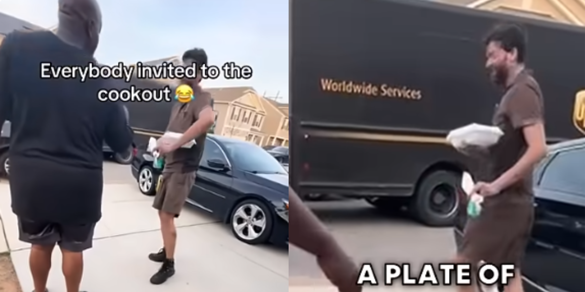 Family invites UPS driver to cookout to 'make a plate', makes him part of the family