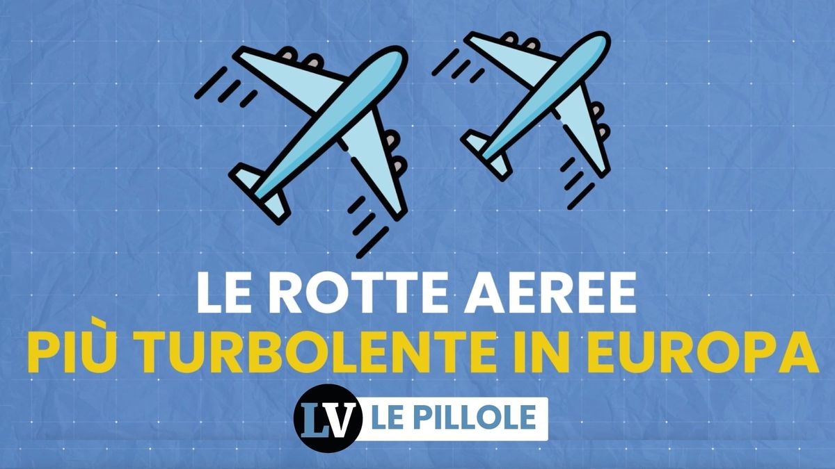 Le rotte aeree più turbolente in Europa