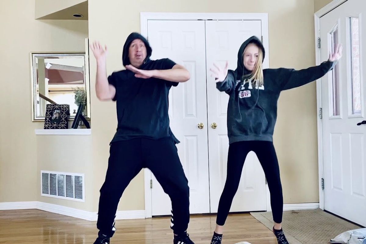 chris starkey, dad daughter dance, dance battle, dance off
