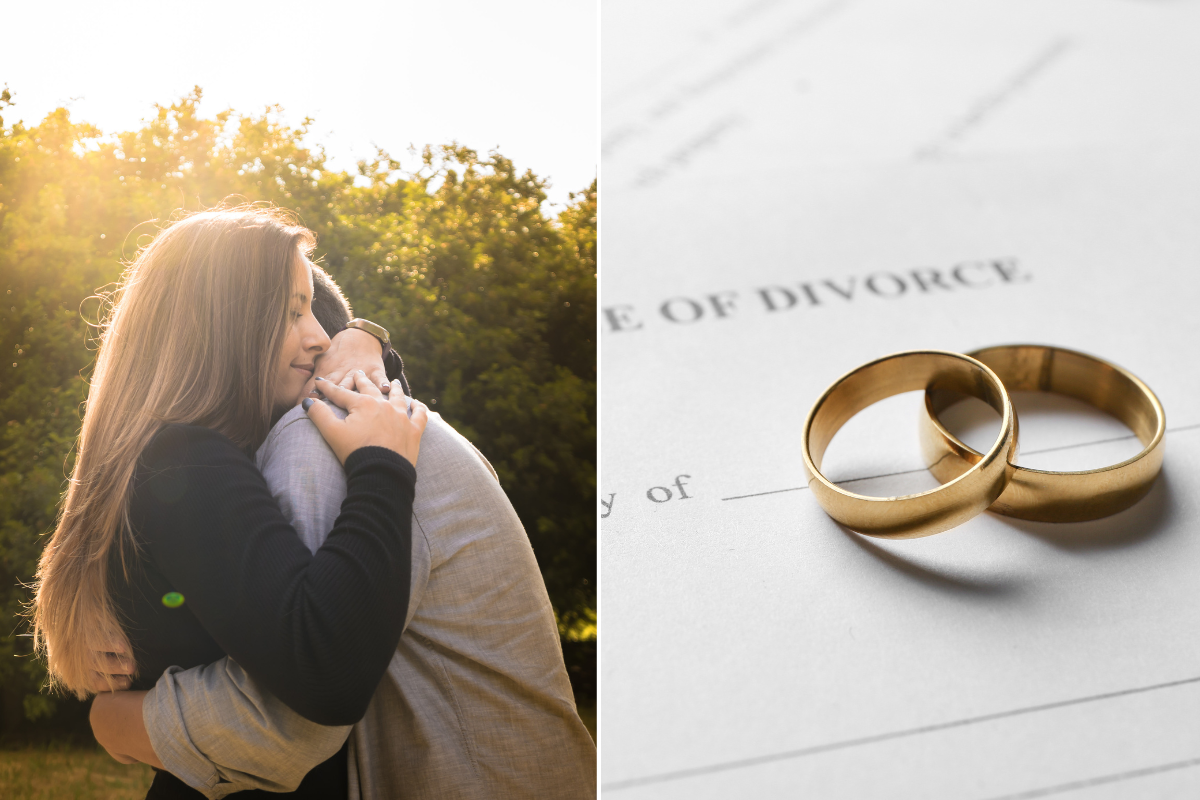 divorce, marriage, children of divorce, parenting, love, love stories, wedding, viral videos, death