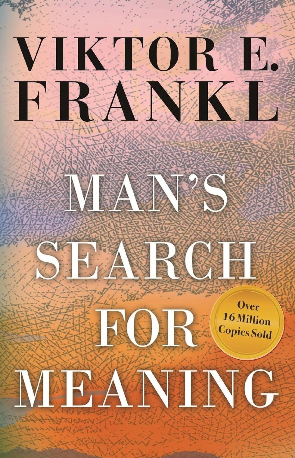 Man's Search for Meaning book cover, Viktor Frankl