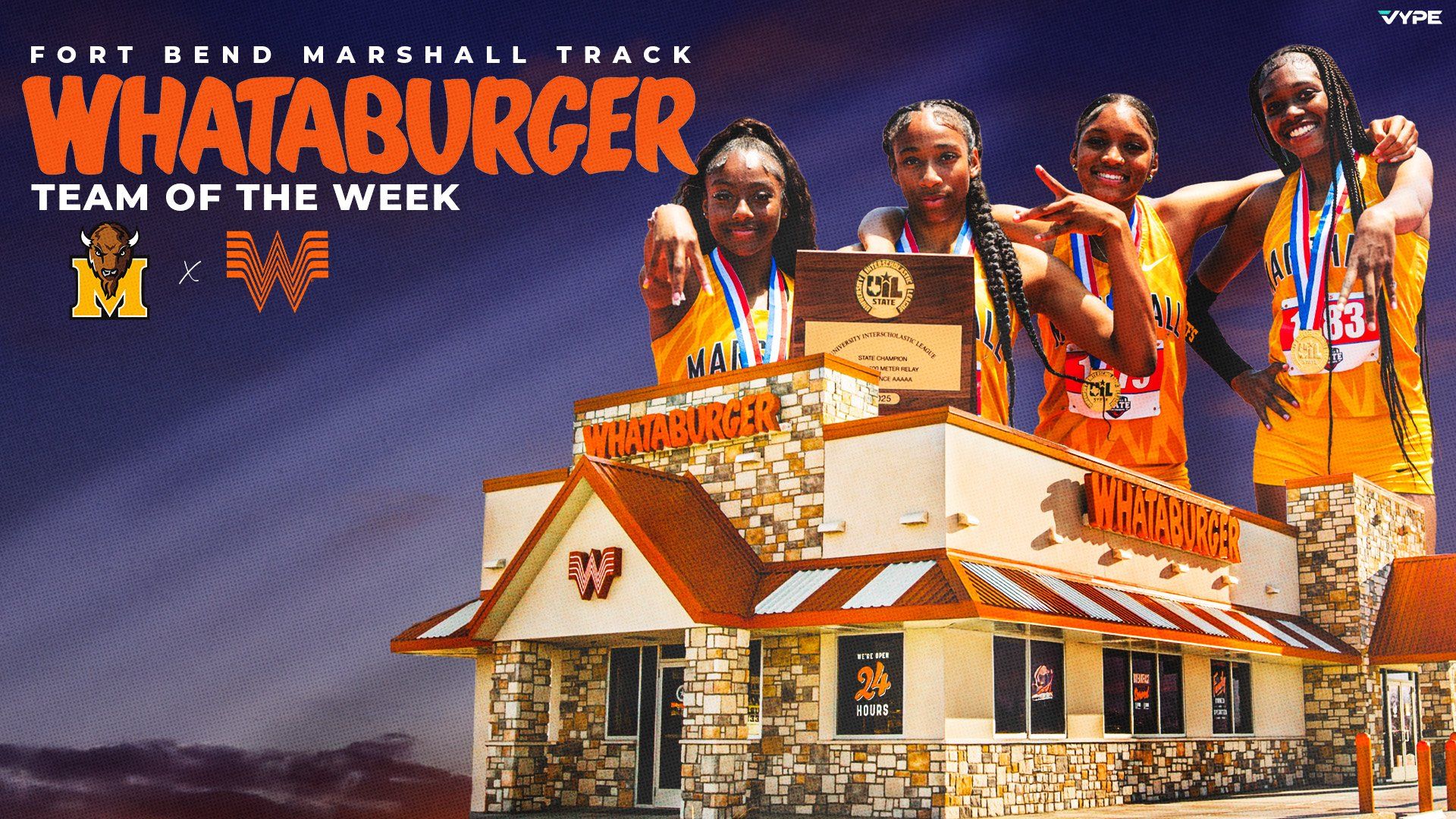 Whataburger Team of the Week: FB Marshall Girls Track and Field Program