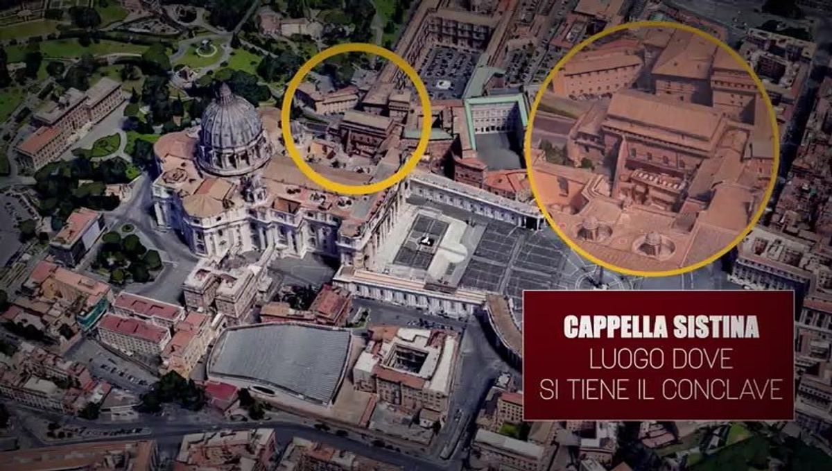 I luoghi chiave del conclave