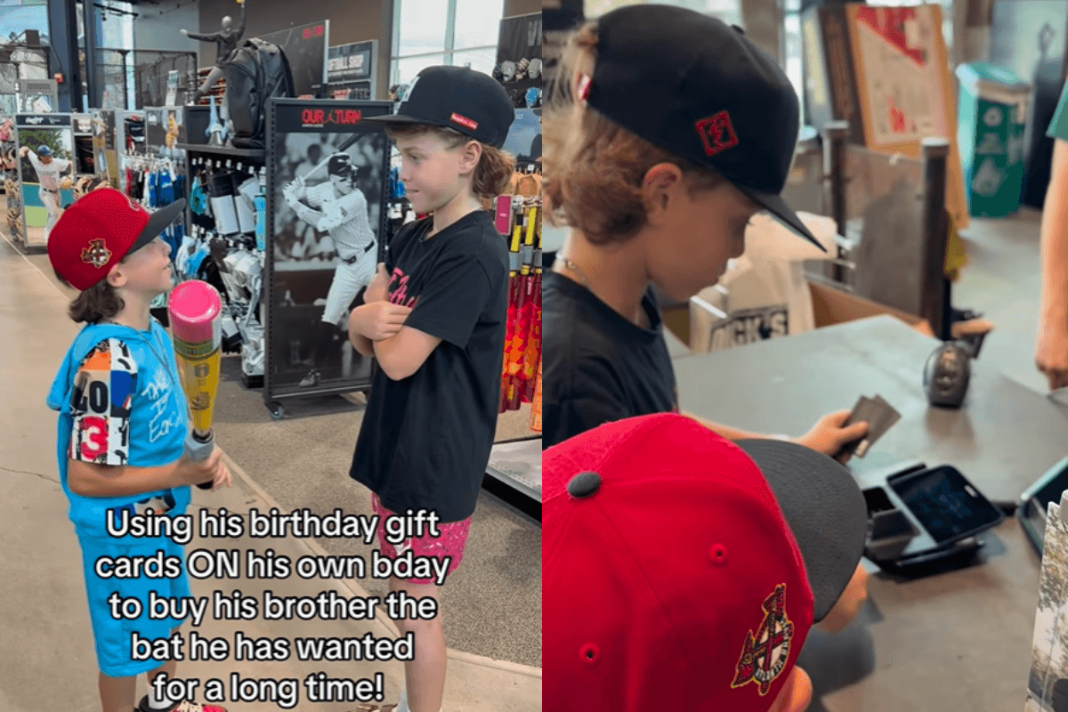 brothers, brother, older brother, little brother, baseball bat