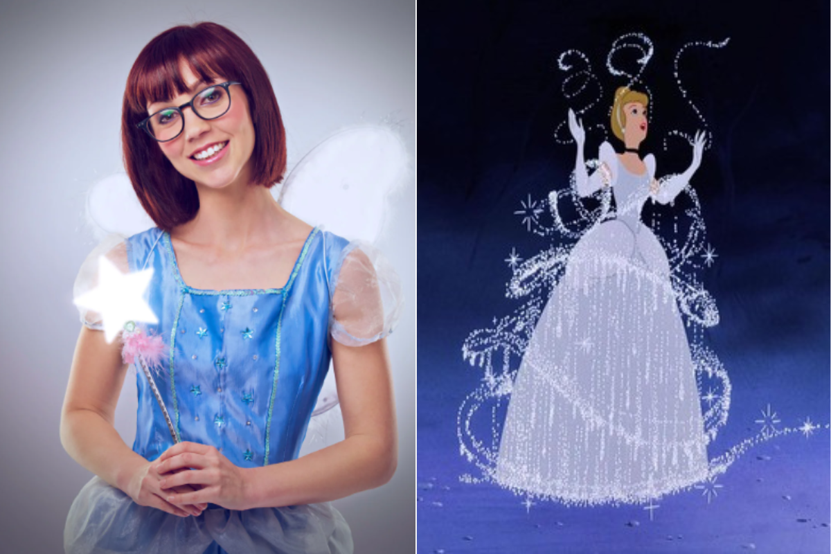 fair godmother, princess, disney, disney world, asl, deaf