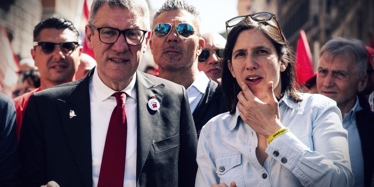 Lotta al Jobs act e stipendio minimo. La Schlein «svende» il Pd a Landini