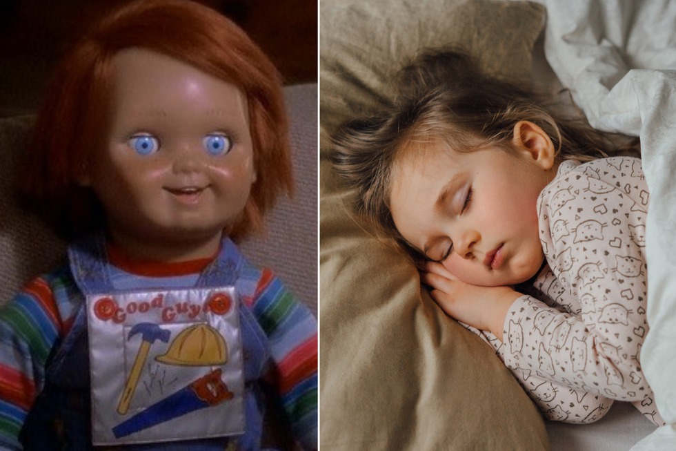 Mom shares the nightmarish 'doll' her 5-year-old sleeps with every night