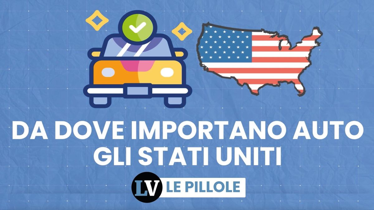 Da dove importano auto gli Stati Uniti