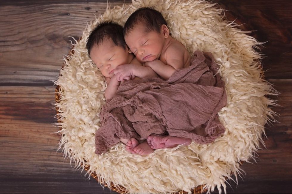 identical twins, babies, twin mix-up, twin swap, parenting