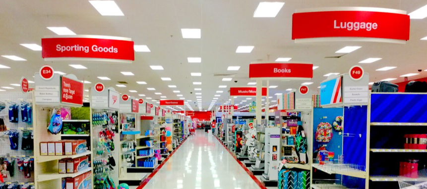 target, target aisle, big box retail, target pov, shopping